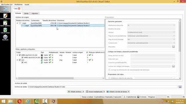 Como unir Videos Con mkvtoolnix GUI смотреть онлайн