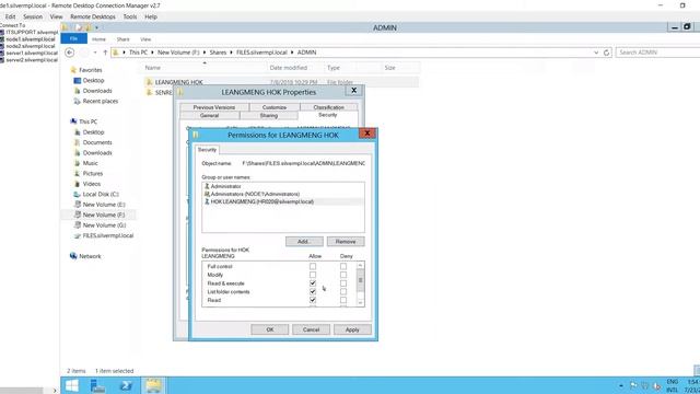 23. How to set file server sharing permisio on Windows Server 2012 R2 смотреть онлайн