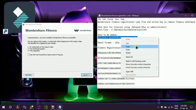 License to register Wondershare Filmora 8.5.1.4 | Remove watermark forever смотреть онлайн