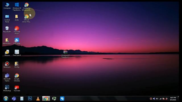Window 7 looks like stylish Window 10 (transformation pack) смотреть онлайн