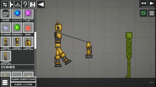 HAMMER DROID MOD IN MELON PLAYGROUND - PEOPLE PLAYGROUND - ACTION SANDBOX - KSELEBOX смотреть онлайн
