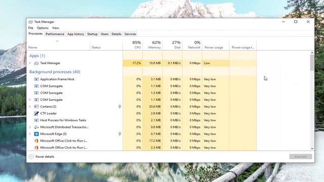 How to View Power Usage of Processes in Task Manager in Windows 10 смотреть онлайн