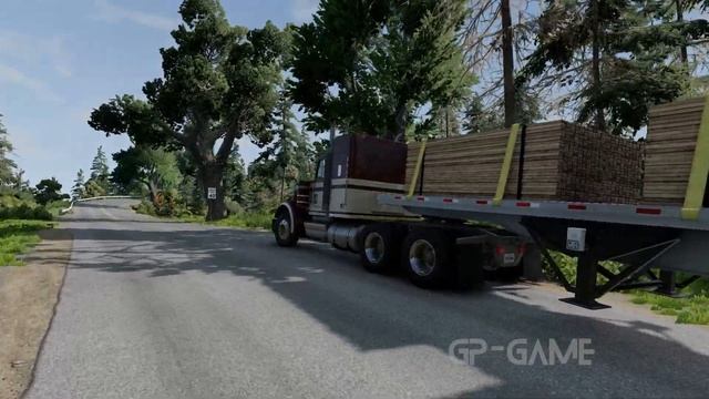 Transporting Huge Boards - BeamNG drive | GP-Game смотреть онлайн
