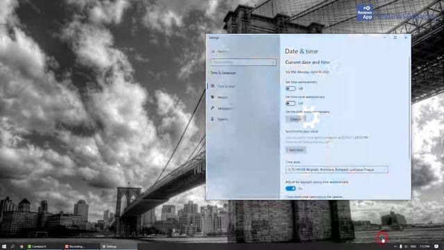 How to turn on automatic time and time zone sync in Windows 10 смотреть онлайн