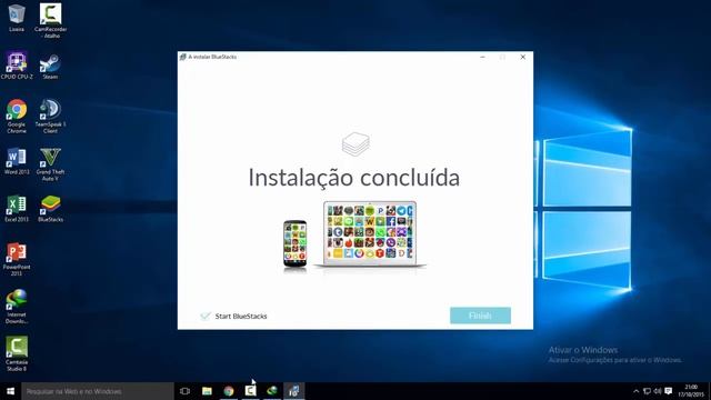 Tutorial Como baixar, instalar, e utilizar o BlueStacks atualizado Windows 7, 8, 10 смотреть онлайн