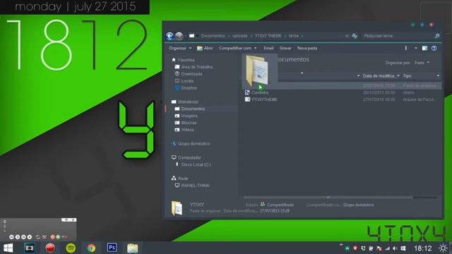 MEU TEMA| tema+rainmeter skin+pack iconpackeger+orbs diversas+universal theme pacher| YTOXY THEME смотреть онлайн