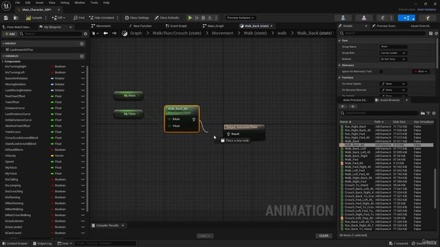 98. Adding the animations to the animation graph part 1 смотреть онлайн