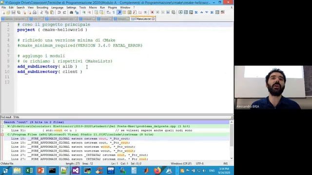 Lezione 03 CMake смотреть онлайн