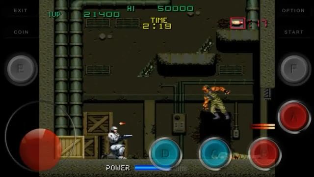 ROBOCOP, Emulator MAME, Android. смотреть онлайн