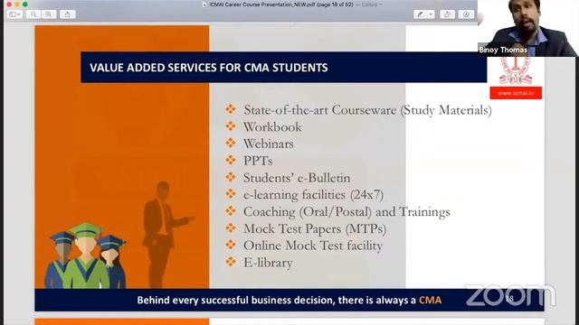 WEBINAR ON CMA A PROFESSIONAL CAREER | RAJ CLASSES смотреть онлайн