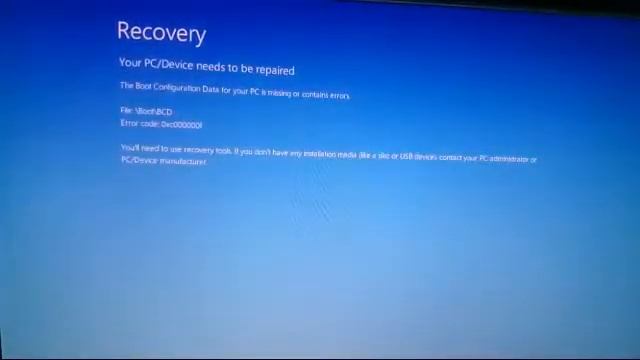Recuperando El Boot Configuration Data смотреть онлайн