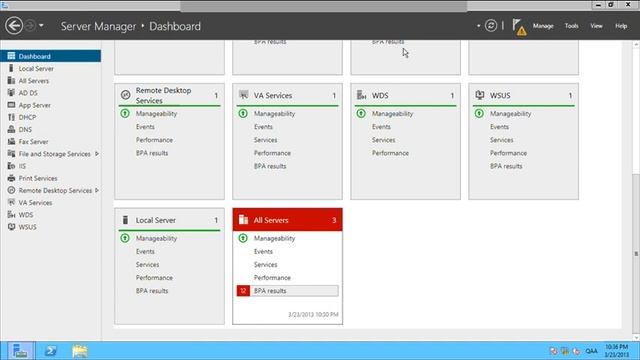 Server Manager con Windows Server 2012 смотреть онлайн