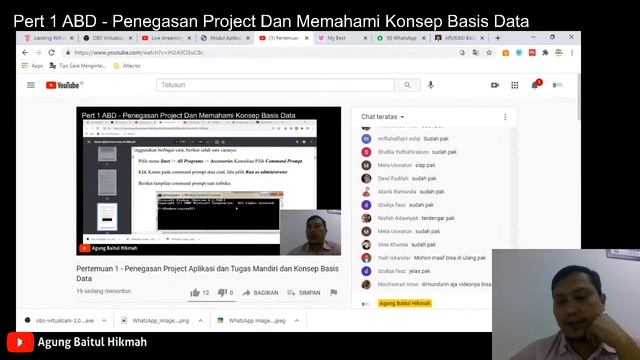 694 - Aplikasi Basis Data - Pertemuan 1 - Penegasan Project Aplikasi dan Tugas Mandiri смотреть онлайн