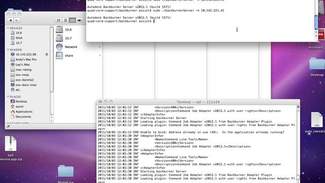 Getting BackBurner rendering on Windows and Mac OS X simultaneously смотреть онлайн