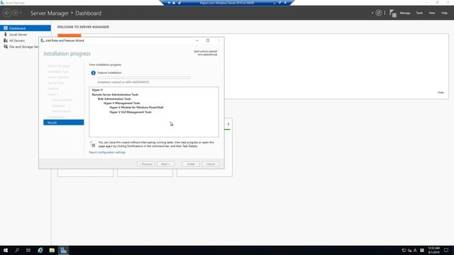 Windows Server 2019. Hyper-V 활성화 смотреть онлайн