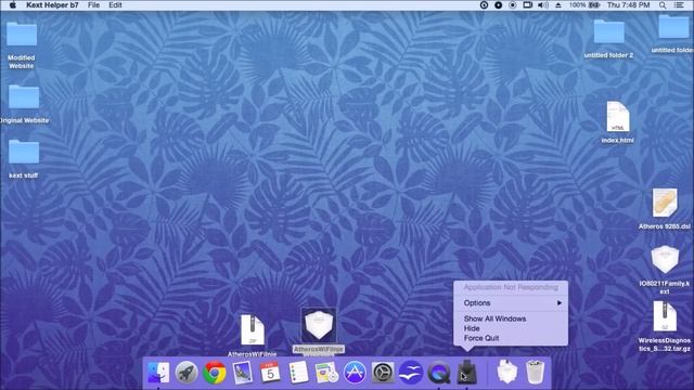 Atheros 9285 WiFi adaptor very EASY install on Hackintosh Yosemite смотреть онлайн