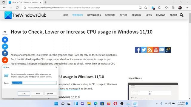 How to Check, Lower or Increase CPU usage in Windows 11/10 смотреть онлайн
