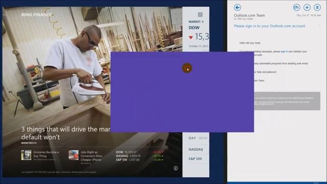 Windows 8 1 Tips Using the Improved Split Screen Functions смотреть онлайн
