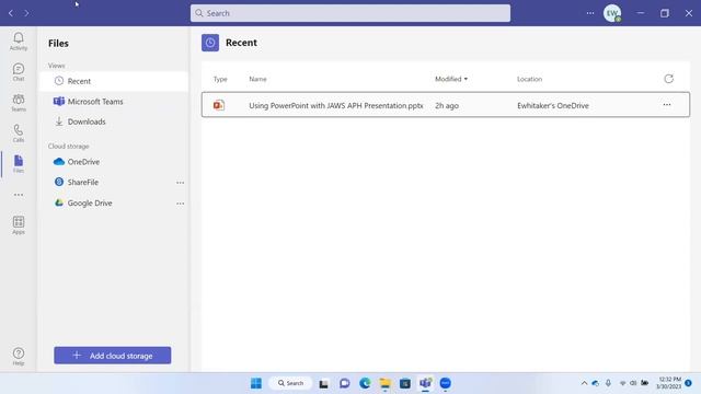 Using the Microsoft Teams Files Tab with JAWS смотреть онлайн