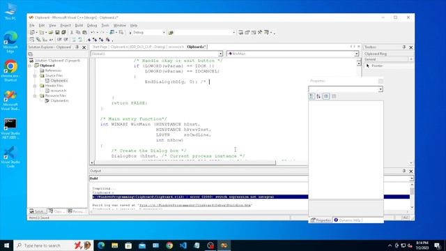 Windows Clipboard access in C programming | read write edit | Win32 APIs | copy paste operations смотреть онлайн