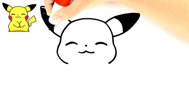 HOW TO DRAW PIKACHU EASY ⚡ смотреть онлайн