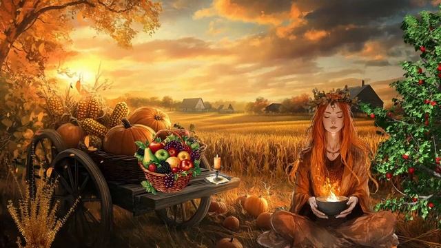 Mabon 🍂🍎- Harp Celtic Music 432 Hz - Enchanting Witchcraft Music - 🌙 Magical, Fantasy, Witc смотреть онлайн