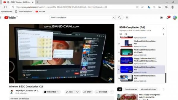 Windows BSOD Compilation Part 12