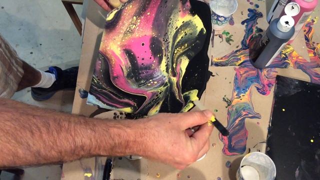 Acrylic Pour: 8 X 10 Frosted Glass 2 Dirty Flips смотреть онлайн