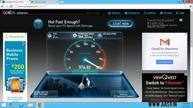 AWS EC2 Network Speedtest- Singapore B (m3.xlarge) смотреть онлайн