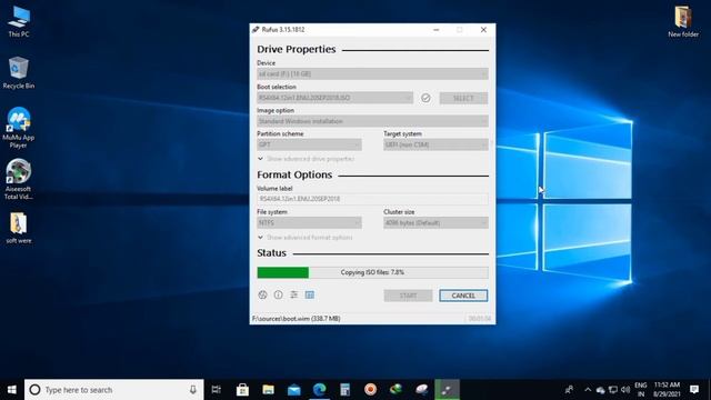 How to Create A Bootable Pendrive | Bootable Flash Drive | Install Window 10 Using Pendrive &sd car смотреть онлайн