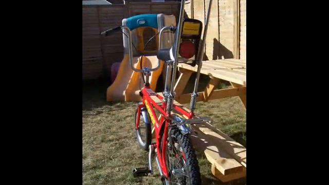 Raleigh Chopper Mk3 seat converted Mk3.5 смотреть онлайн