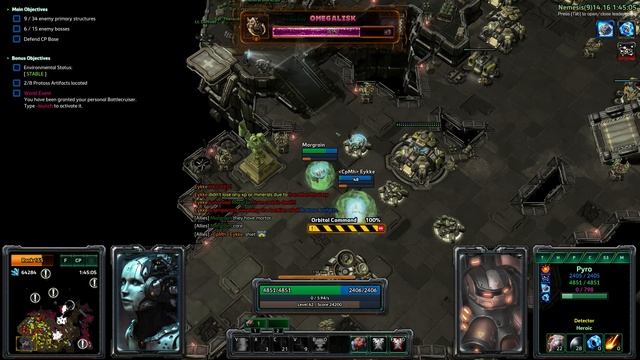 [4K60FPS] - Starcraft 2 - Arcade - Crap Patrol 2 - Nemesis IX Vol. 15 -- Part 2 - Pyro 2coop смотреть онлайн