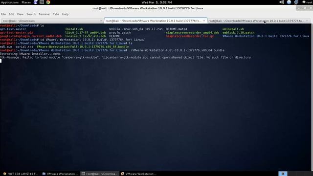Install VMware Workstation 10.0.1 build 1379776 Kali LInux 1.0.6 amd64 смотреть онлайн