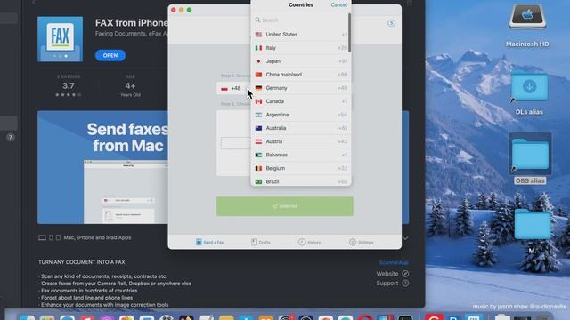 FAX from iPhone Send Receive Mac App Store Basic Overview [MAC] смотреть онлайн
