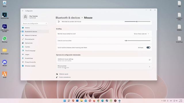 Como Cambiar El Color del Puntero del Mouse En Windows 11 смотреть онлайн