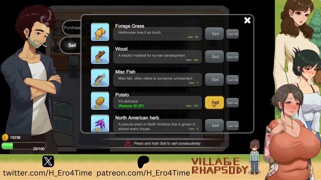 Catherine Spills Soup on Me! 18+ | Village Rhapsody Part 07 смотреть онлайн