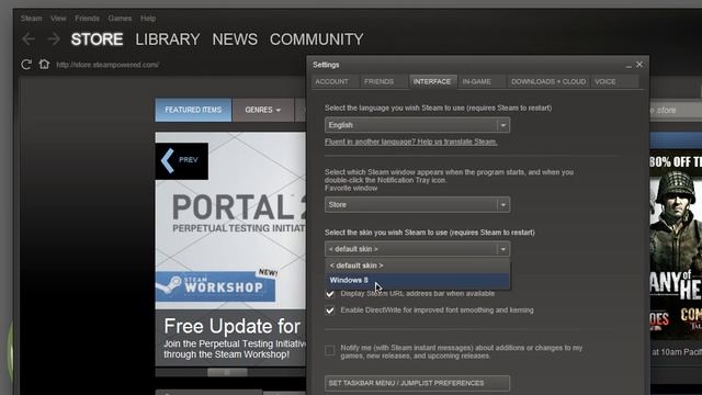Windows 8 Skin For Steam смотреть онлайн