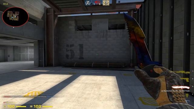 ★ Huntsman Knife Marble Fade | CSGO Showcase смотреть онлайн