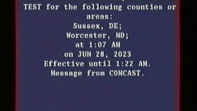 Comcast Emergency Alert System - Required Weekly Test (June 28, 2023) смотреть онлайн