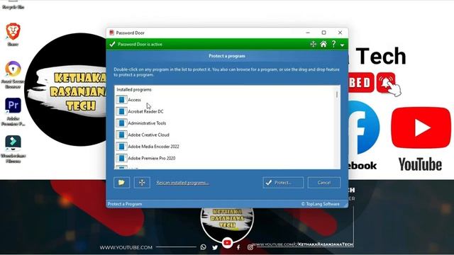How To Add App Lock In PC | How to Lock Apps/Games on PC Easily | PC එකේ App වලට App Lock එකක් දාමු смотреть онлайн