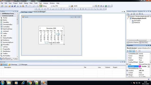 How to change calendar | Foreground and Background | color using .net | itechsoftwareacademy смотреть онлайн