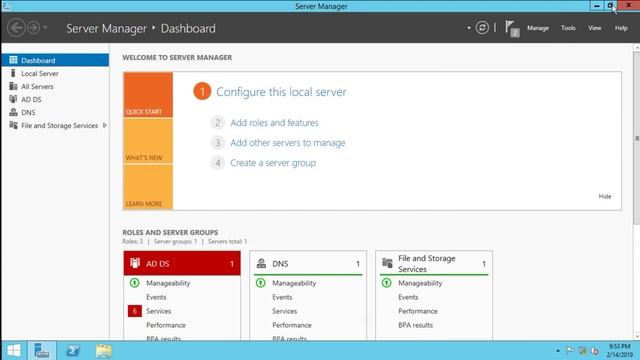 Configuring domain controller on windows Server 2012R2 смотреть онлайн