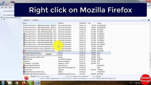 How to Uninstall Mozilla Firefox from Windows 7 OS? смотреть онлайн
