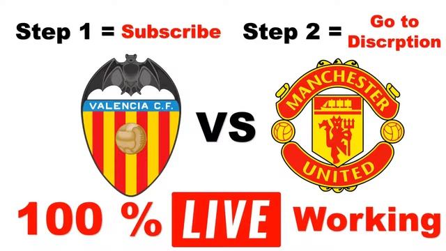 Valencia vs Manchester United Live смотреть онлайн