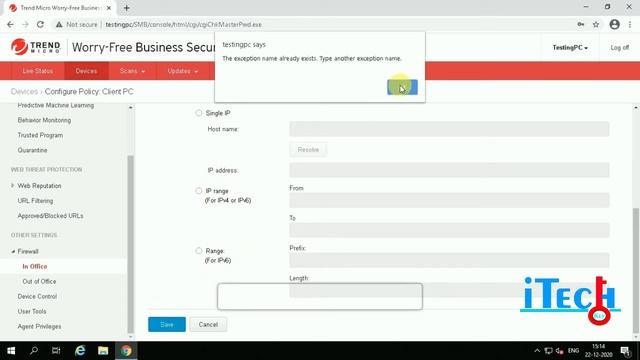Trend Micro worry free business Security 10.0 | Configure firewall policy and Storage block | Part смотреть онлайн