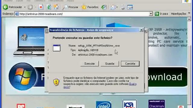 MS Antivirus XP 2008 Testing смотреть онлайн