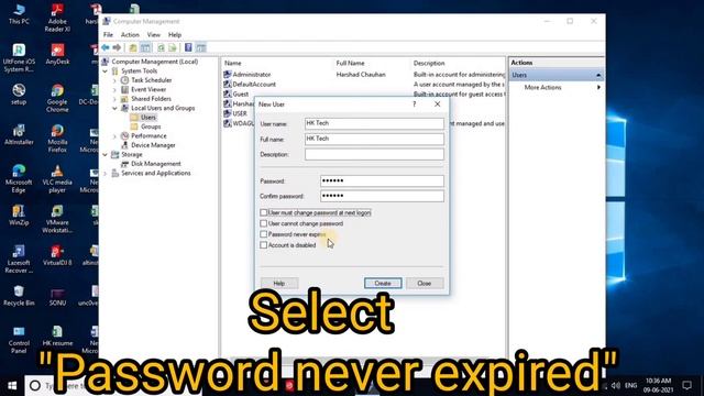 Windows10 - How to create New User Account | Windows 10 Main Naya User Kaise Banaye hindi |HK EDIT| смотреть онлайн