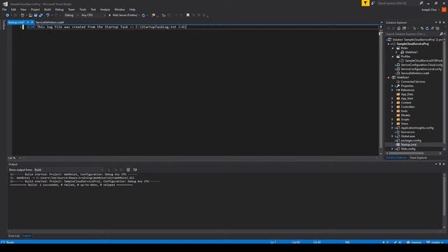 Azure - Introduction to Startup Tasks Azure Cloud Service смотреть онлайн