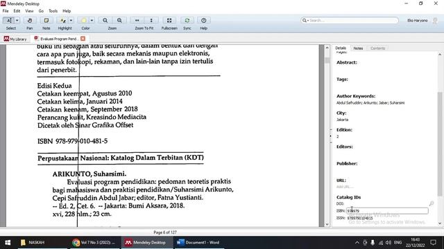 DAFTAR PUSTAKA DENGAN MENDELEY - METODOLOGI PENELITIAN смотреть онлайн