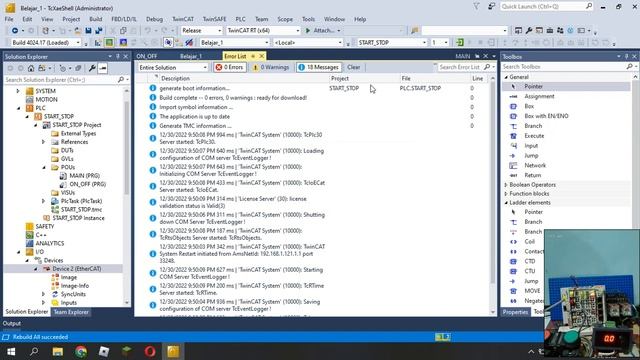 TwinCAT3 Runtime PC Beckhoff EK1100